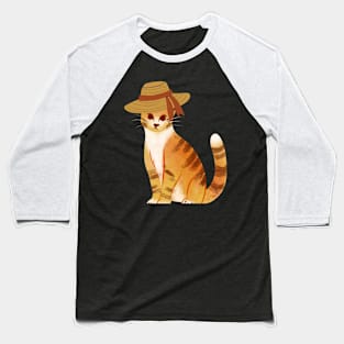 the lady cat Baseball T-Shirt